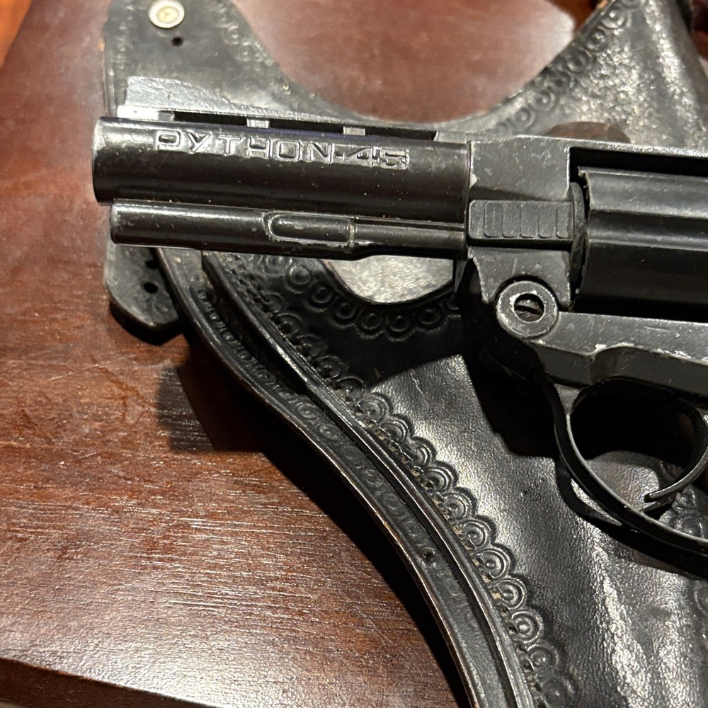 Black Action Figure Toy Gun